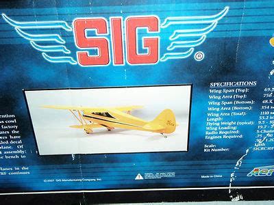 RARE Sig WACO SRE biplane ARF 